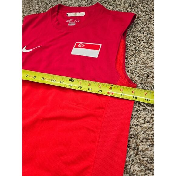 Nike Singapore Training Jersey 2010-11 Sleeveless Dri-FIT Soccer Top Men's S - Picture 7 of 7